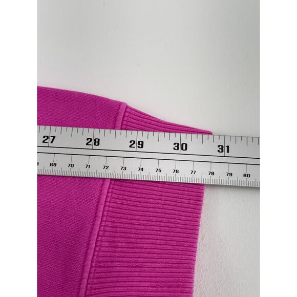 Victoria's Secret PINK Long Sleeve Half Zip Pink Sweatshirt w/Pockets Size XXL - Picture 10 of 15